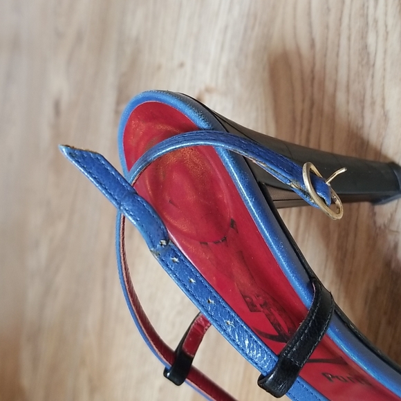 Yves Saint Laurent Vintage Womens Strappy Open Toe Heel - Picture 6 of 15